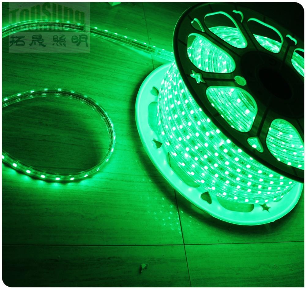 Wholesale AC 240V led strip 100m white christmas ribbon 5050 smd 60LED/M flexible rope light