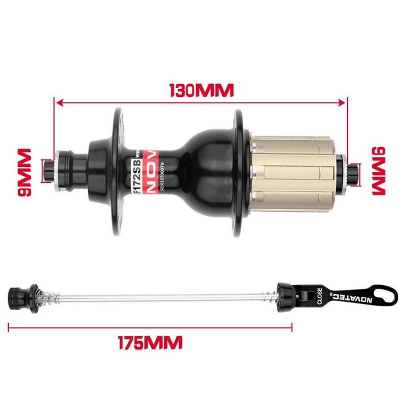 SAVA Bike And Cycle Accessories , Alloy Bicycle Wheel Hub front 100mm / rear 130mm