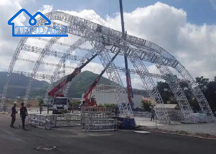 Hot Products Light Aluminum Truss With Truss Roof For Large Stage For Stage /Stadio/ Stadium