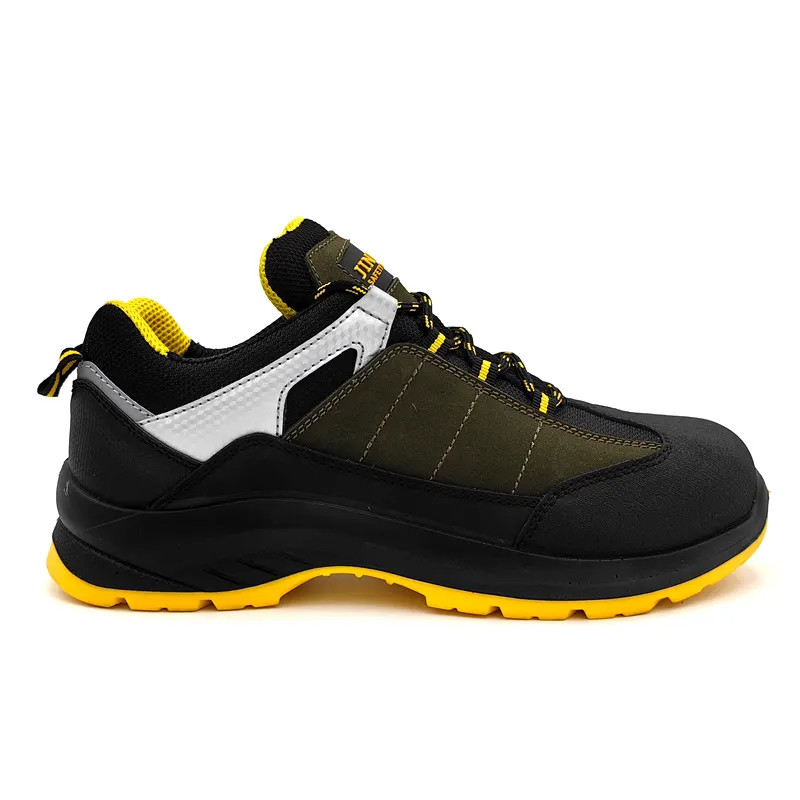 Steel Toe Nubuck Leather Shoes Waterproof Impact Resistant Shoes For Running