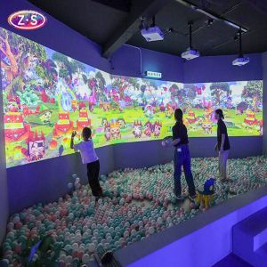 3800 Lumens Throwing Wall Projection Games 1024*768 Shape Adjustable