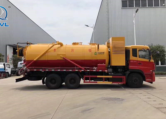 6x4 16m3 Cleaning Sewage Suction Truck Rustproof
