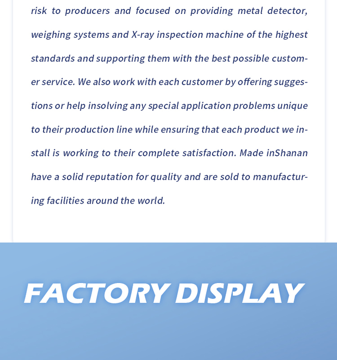 Food Processing X Ray Machines Convyor Belt Detector SUS304 / SUS316