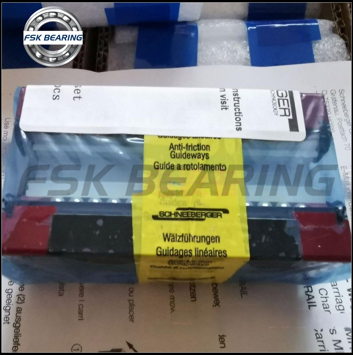 Linear Recirculating Units BMW35-B-G1-V1 Linear Slider BMW Series With Seals Long Life