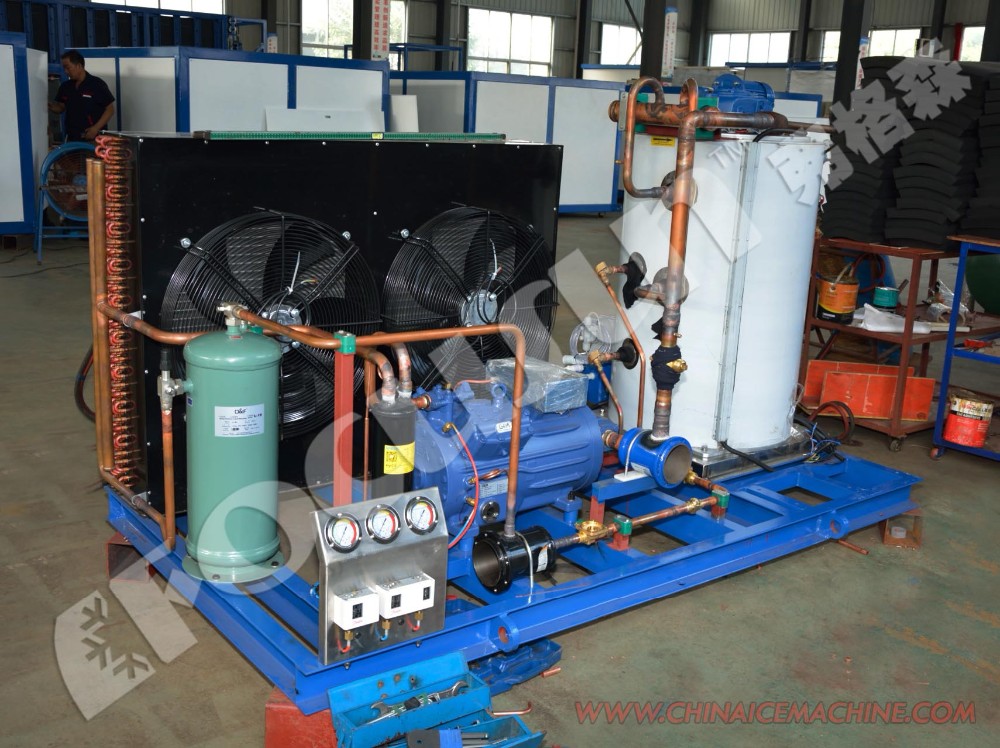 3tons/24hours Flake Ice Making Machine Advanced Technology and Danfoss Expansion Valve