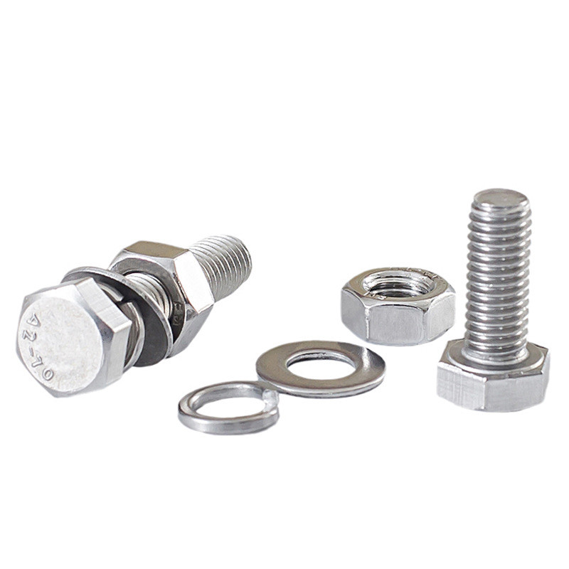 Hex Head Bolts And Nuts Grade 4.8/6.8/8.8/10.9/12.9 Standard DIN/ANSI/GB