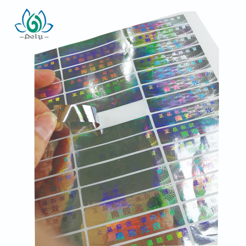 Colorful Tamper Evident Security Labels For Protection