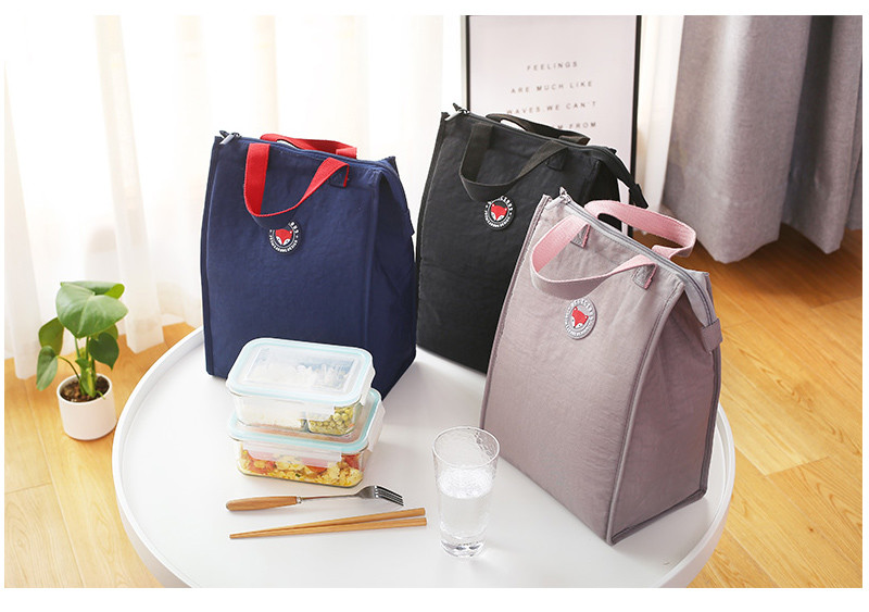 Waterproof Folding Insulated Kid Lunch Bag For Picnic