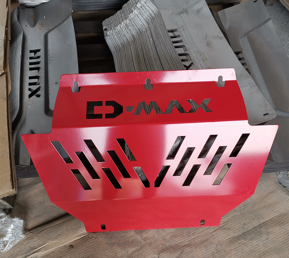 4x4 Pickup Red Truck Skid Plate For Isuzu D-MAX