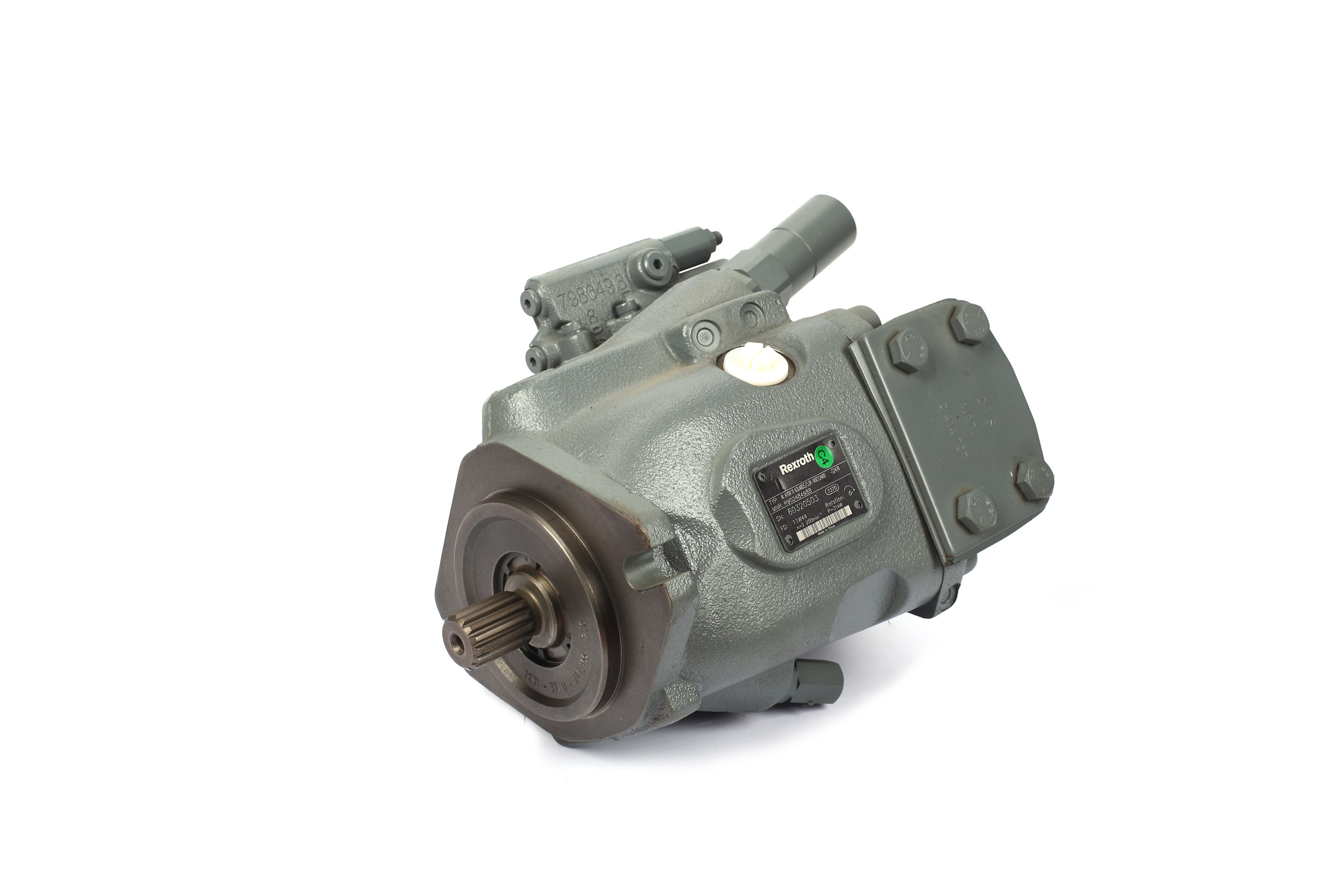 Wooden Case Crawler Excavator Hydraulic Pump A10VO63 53R-VUC12N00-S2476