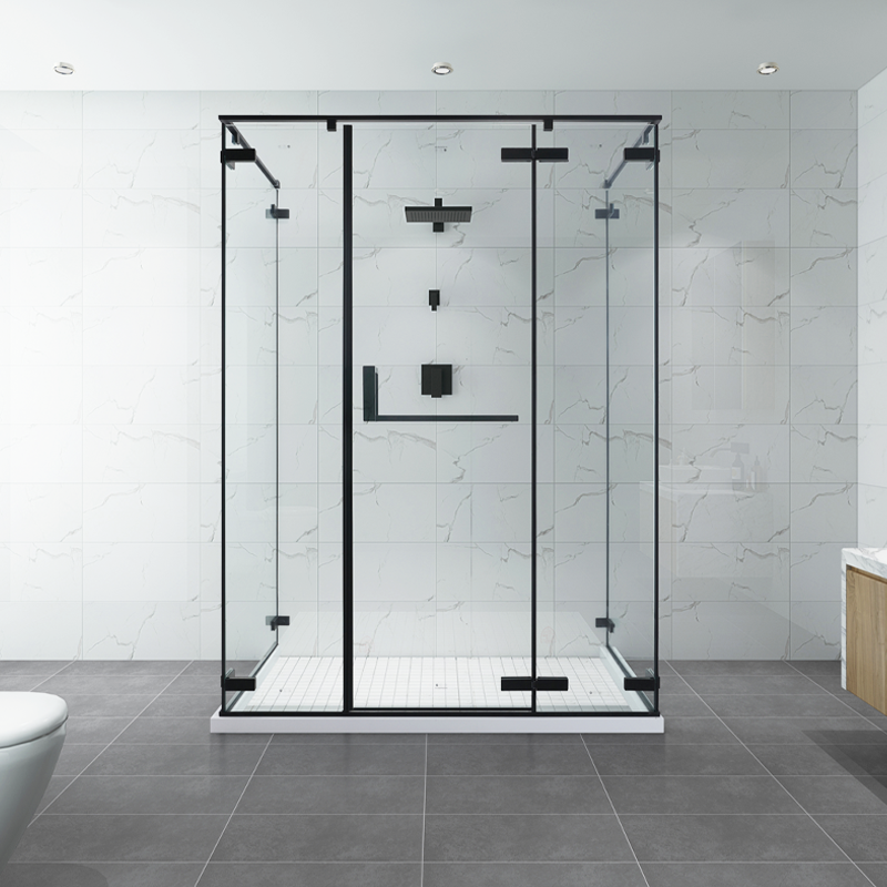 Custom - Made Shower Enclosure | Tailored to Space Curvature, Integrating
