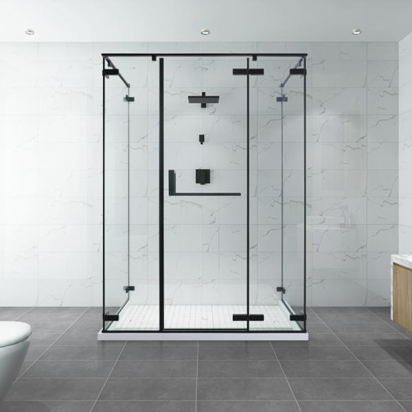 Custom - Made Shower Enclosure | Tailored to Space Curvature, Integrating