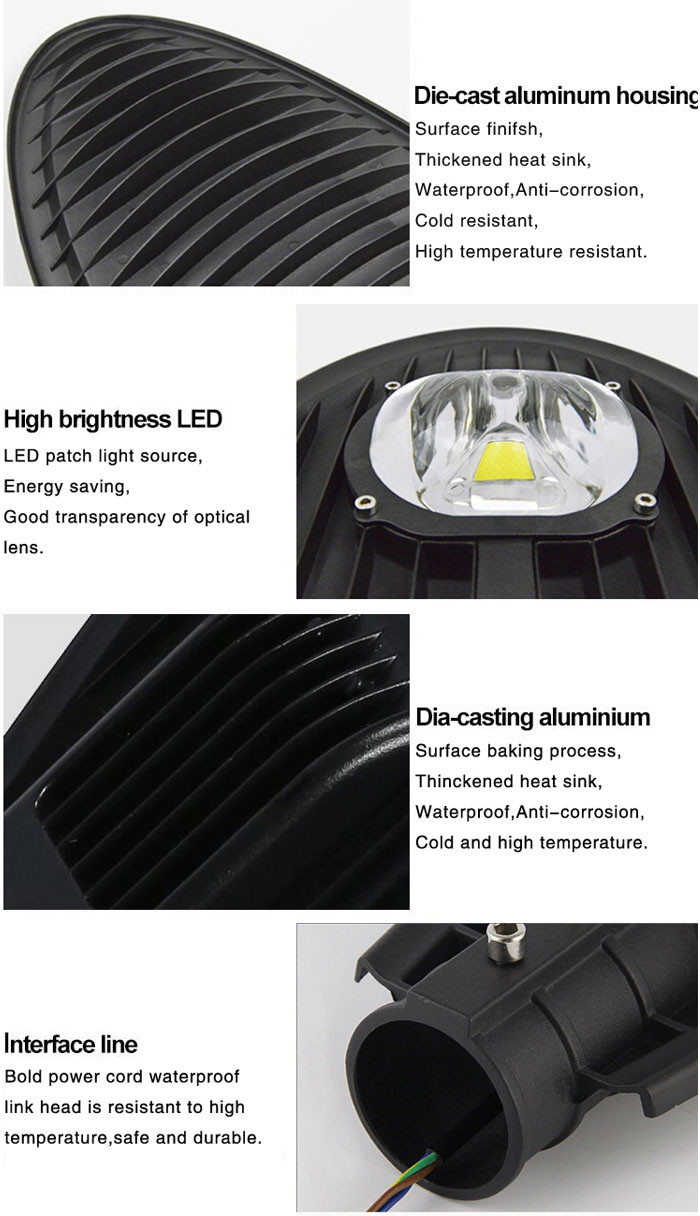 3000K-6500k high lumen CE certification COB 90w led street light