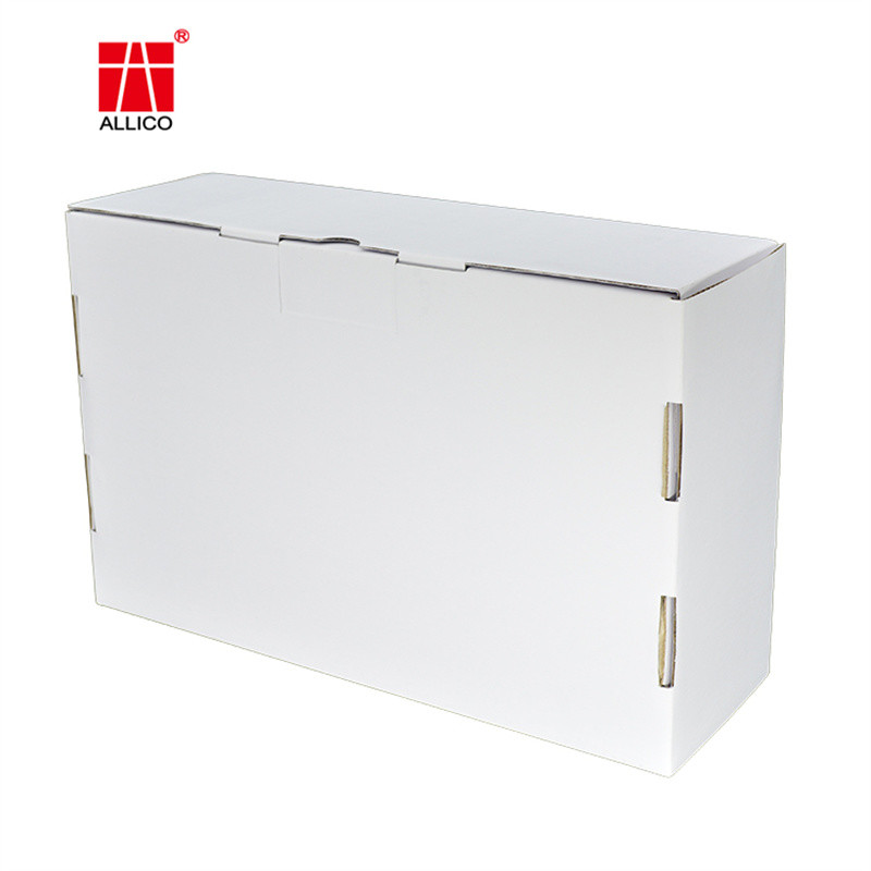 B Flute Folding Mailer Boxes , CMYK Shoe Gift Box Web Press