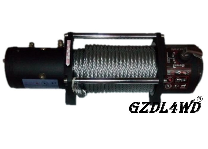 Steel Heavy Duty Truck Winch , 12000lbs Atv Electric Winch With Steel Rope