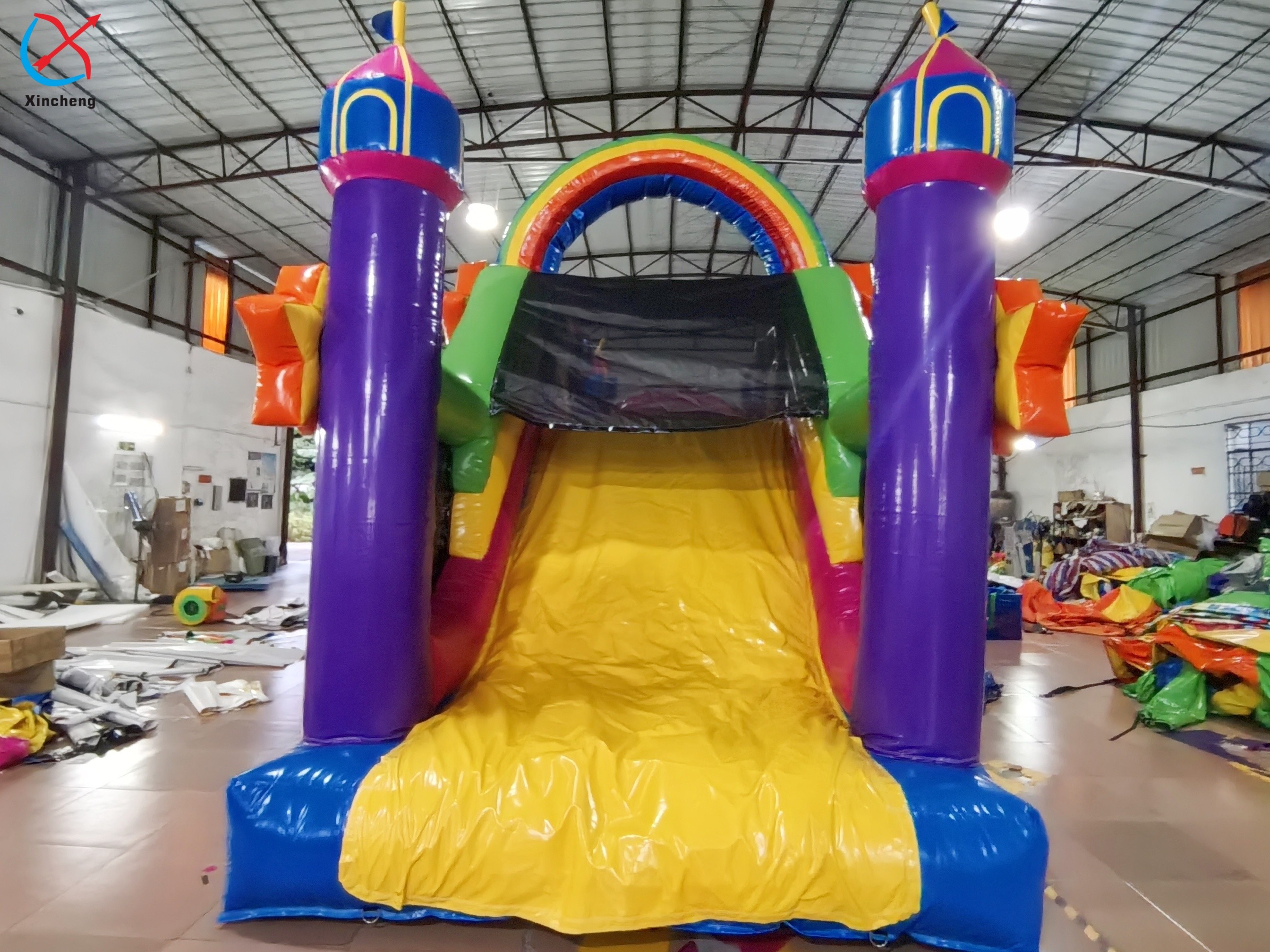Manufacturer Inflatable Bouncy House With Slide New Design Unicorn Inflatable Combo