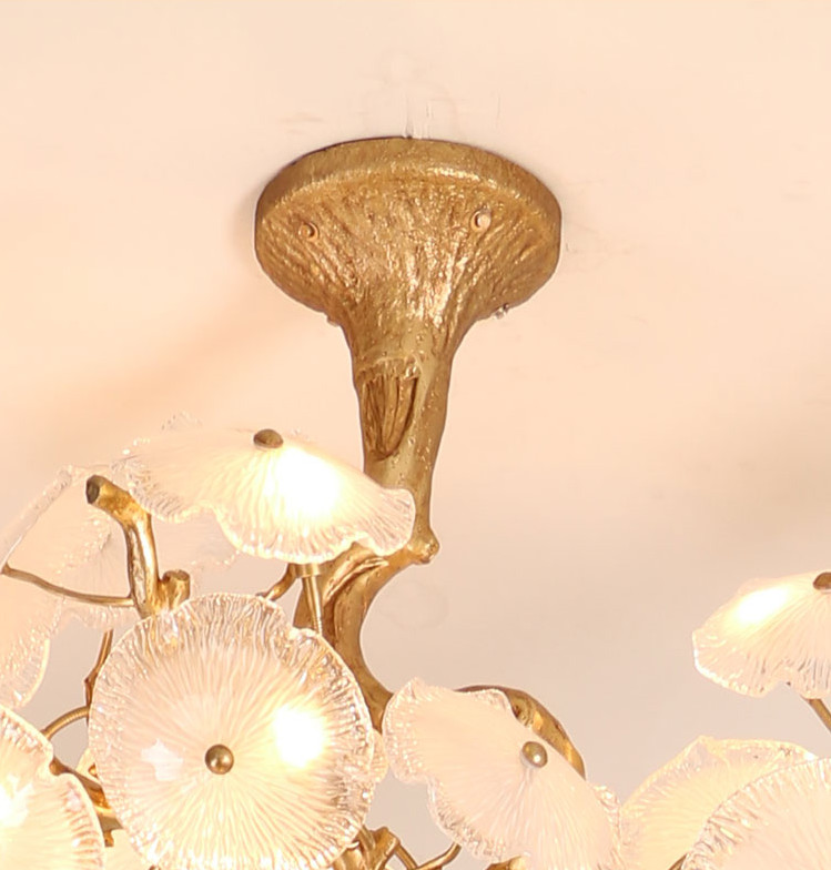 ODM High End Pendant Lights Personality Lotus Leaf Chandelier