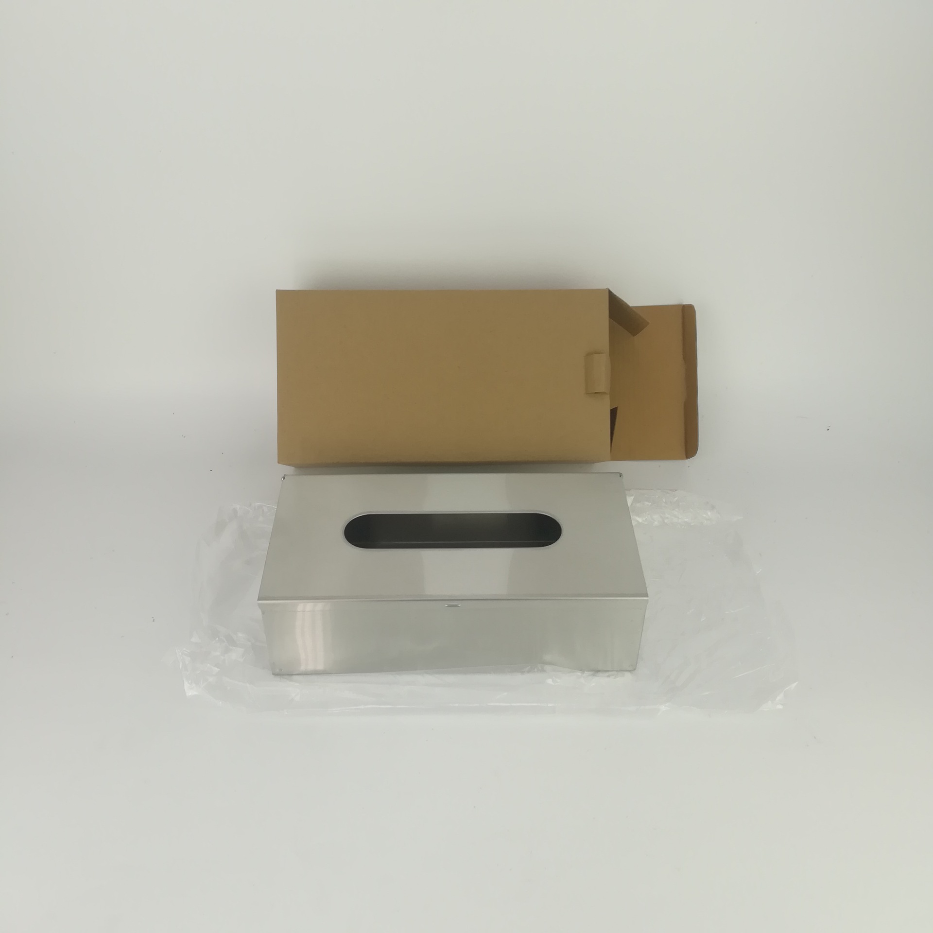 Eco - Friendly Toilet Roll Storage Box Freestanding Use For Bathroom Vanity Countertops