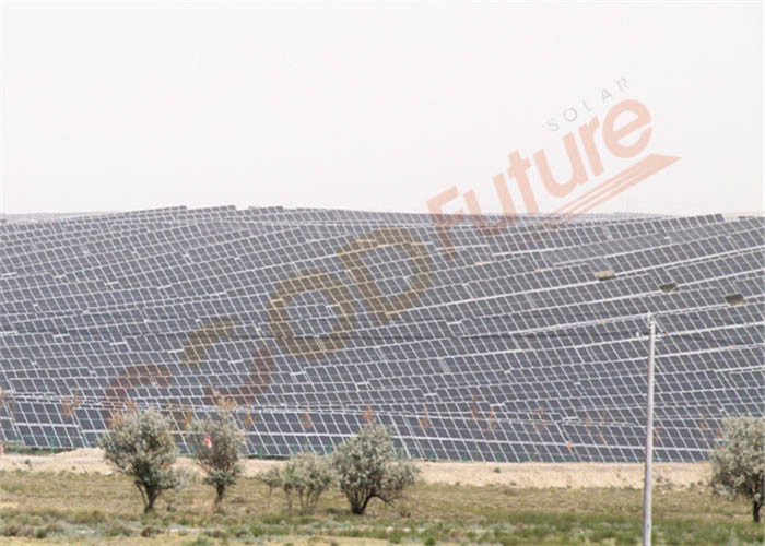 1000V Slew Drive Solar PV Tracker String Powered Self Cleaning