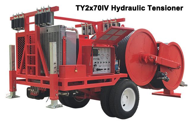2x70kN Cable Stringing Equipment TY2x70IV Hydraulic Tensioner