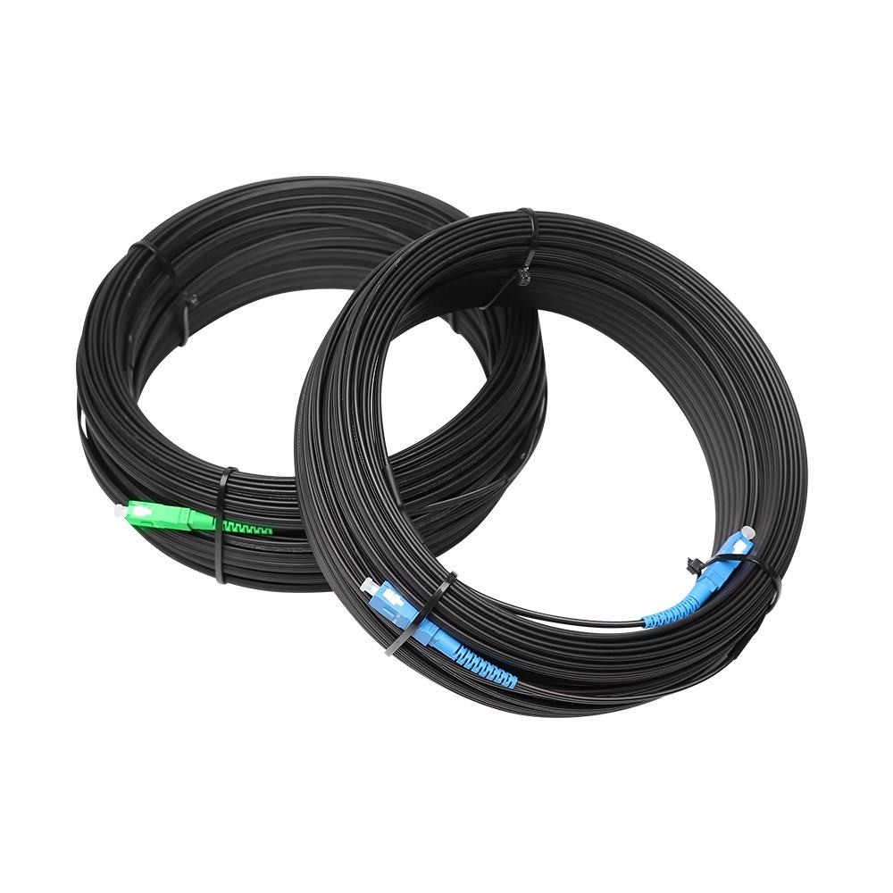 SC/UPC SC/APC Jumper FTTH Outdoor Drop Cable G657A Fiber Optic Patch Cord
