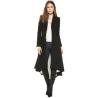 Buy cheap Autumn Winter Women Swallowtail Woolen Long Black Trench Dovetail Slim Blazer from wholesalers