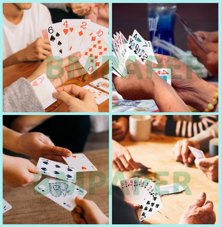 310gsm 330gsm Black Core Paper For Poker Cards 23'' x 29'' High Opacity