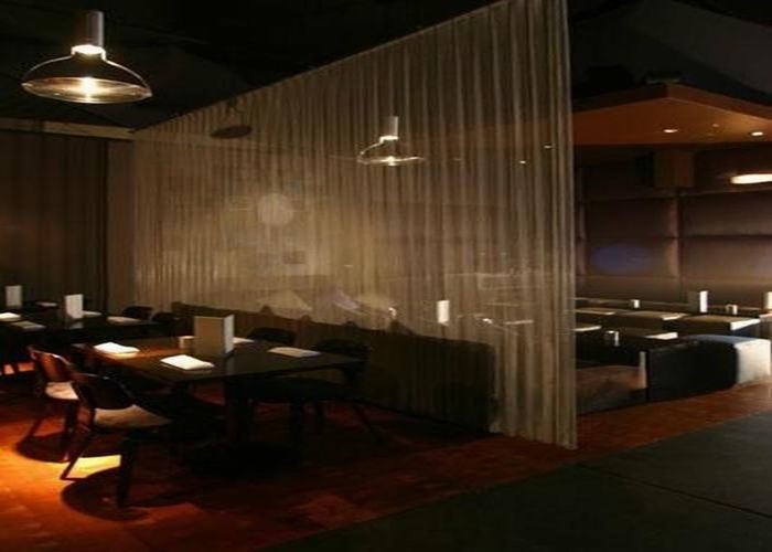 Customized Colored Metallic Curtain / Chain Mesh Curtain Indoor Decoration
