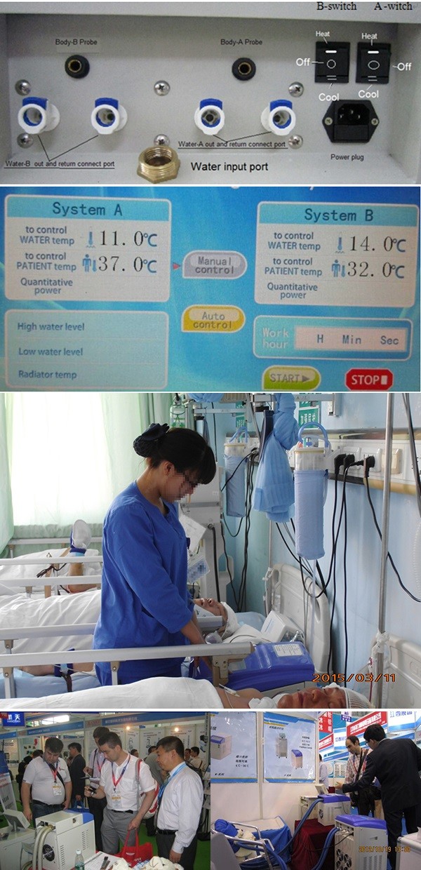 Hot / Cold Physical Therapy Equipment Medical Temperature Management System