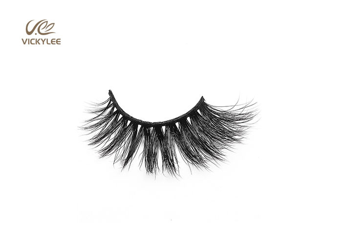Fan Shaped Handcrafted 19MM Natural False Eyelashes