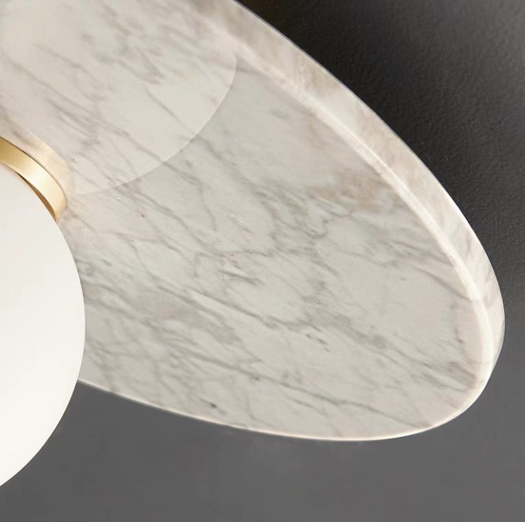 Natural marble Nordic villa corridor ceiling lamp designer homestay art creative personality corridor lamp
