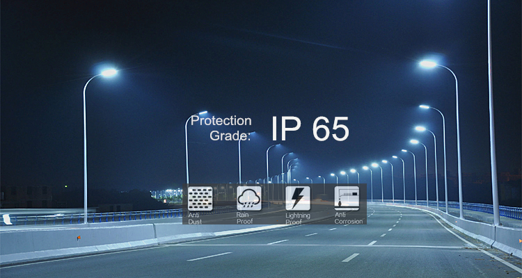 60W ABS COB Solar LED Street Light PIR Control Integrated Garden Street Light