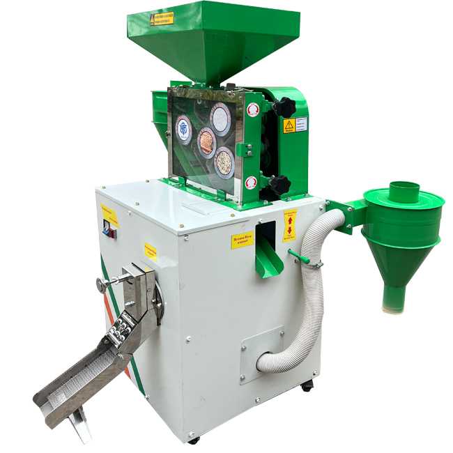 MINI BROWN RICE MILL MACHINE FOR HOME WITH LESS THAN 2% BROKEN RICE OF POLISH RICE IN INDIA