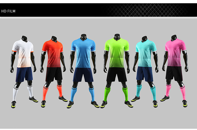 Men Football Soccer Uniform Kit Custom Sublimation Sports Accept Customized Logo Sportswear for Unisex Half Sleeves