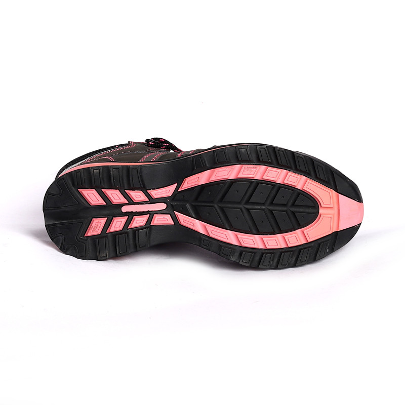 Fashionable Work Safety Women Non Slip Shoes Light Weight Mental Free Sports Anti Smash