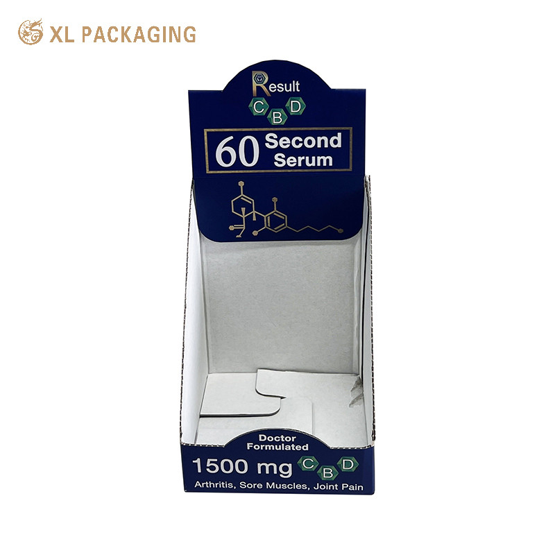 Skin Care Corrugated Paper Boxes Packaging Corrugated Retail Display Box Customized