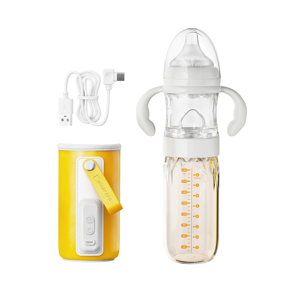 3 In 1 Multi Function Night Baby Feeding Bottle With Formula Dispenser Heating Bottle Warmer LFGB