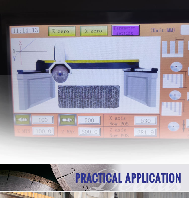 Multi Disc Granite Stone Cutting Machines for Precise Cutting of Granite Slabs in India