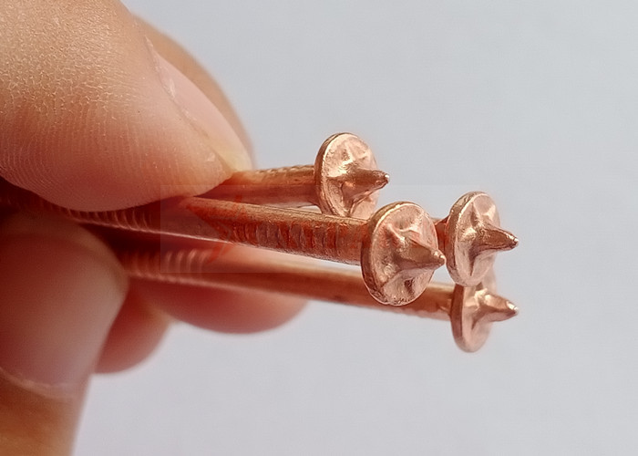 5mm X 65mm Cd Weld Stud Pins Copper Coated Steel Material For Shipbuilding Industry