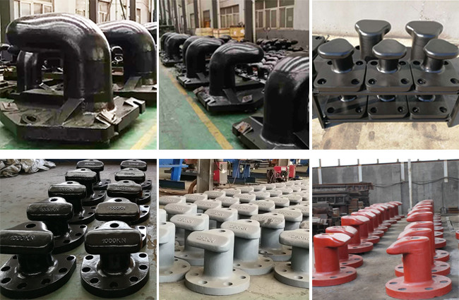 150 Tons Mooring Bollards Cast Iron Steel Marine Dock Tee Head
