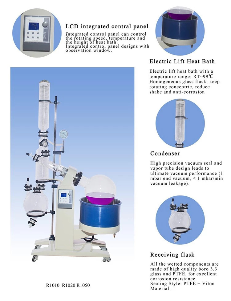 0-200℃ Solventvap Rotary Evaporator , Centrifugal Rotary Evaporator Professional