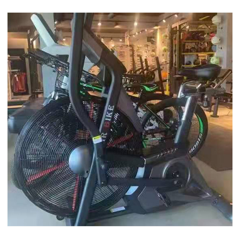 Commercial LCD Indoor Air Cycling Assault Bikes With Chain Structure