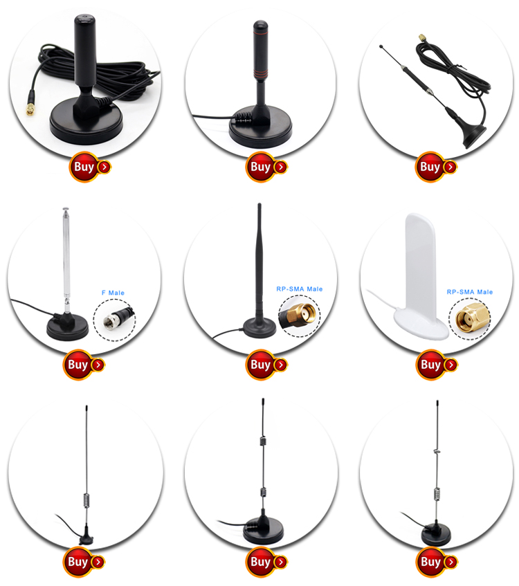 240MHz 5dBi Digital TV Antenna DTMB DVB-T ISDB ATSC High Gain Magnetic Base Omni Directional