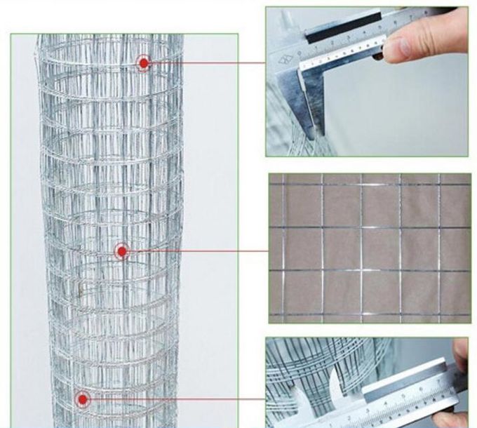1/2" Opening 0.022" 0.047" 0.063" Dia Ss Welded Wire Mesh 30m Alkali Resistant