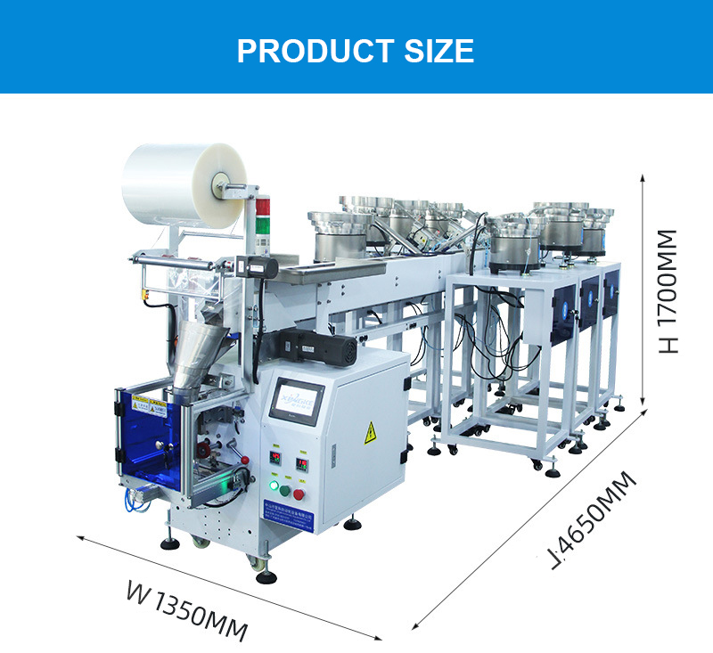 Vibration Plate Automatic Button Nail Nut Bolt Screw Counting Packing Machine Other Parts Packaging Machine