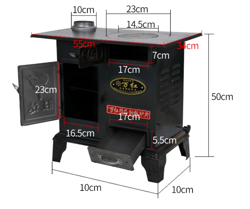 Coal Fired Heating Furnace Domestic Stove Firewood Stove