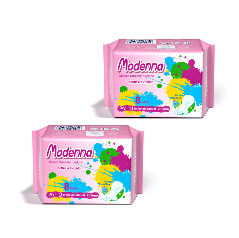 Custom Biodegradable Period Pads Eco Friendly Disposable Private Ultra Thin Pads