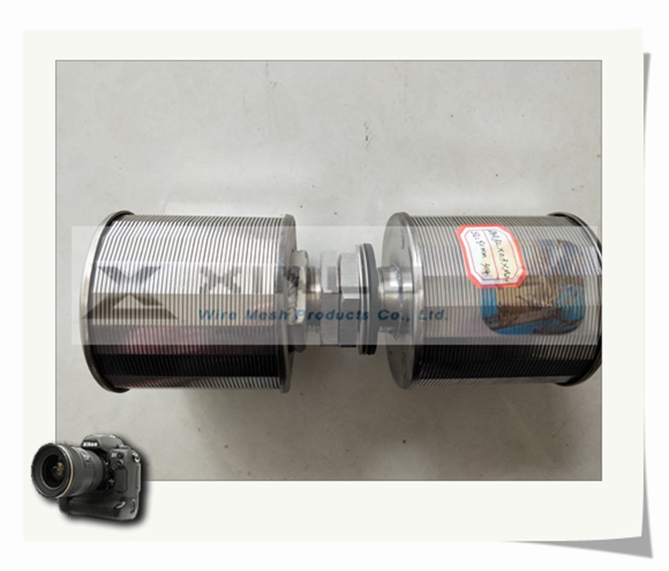 DN 82mm Strainer Water Filter Nozzles Johnson Stainless Steel Double Head