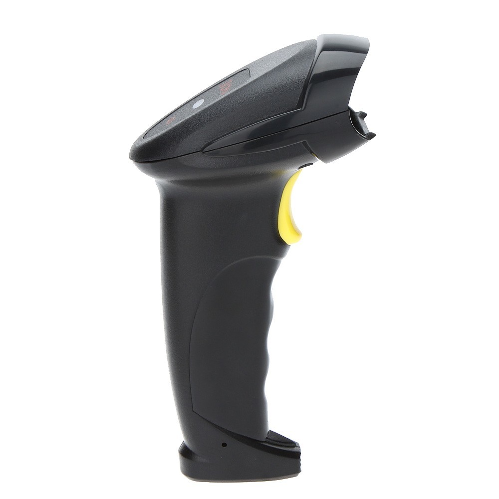Portable Laser Wired Handheld Barcode Scanner USB RS232 With Adjustable Stand