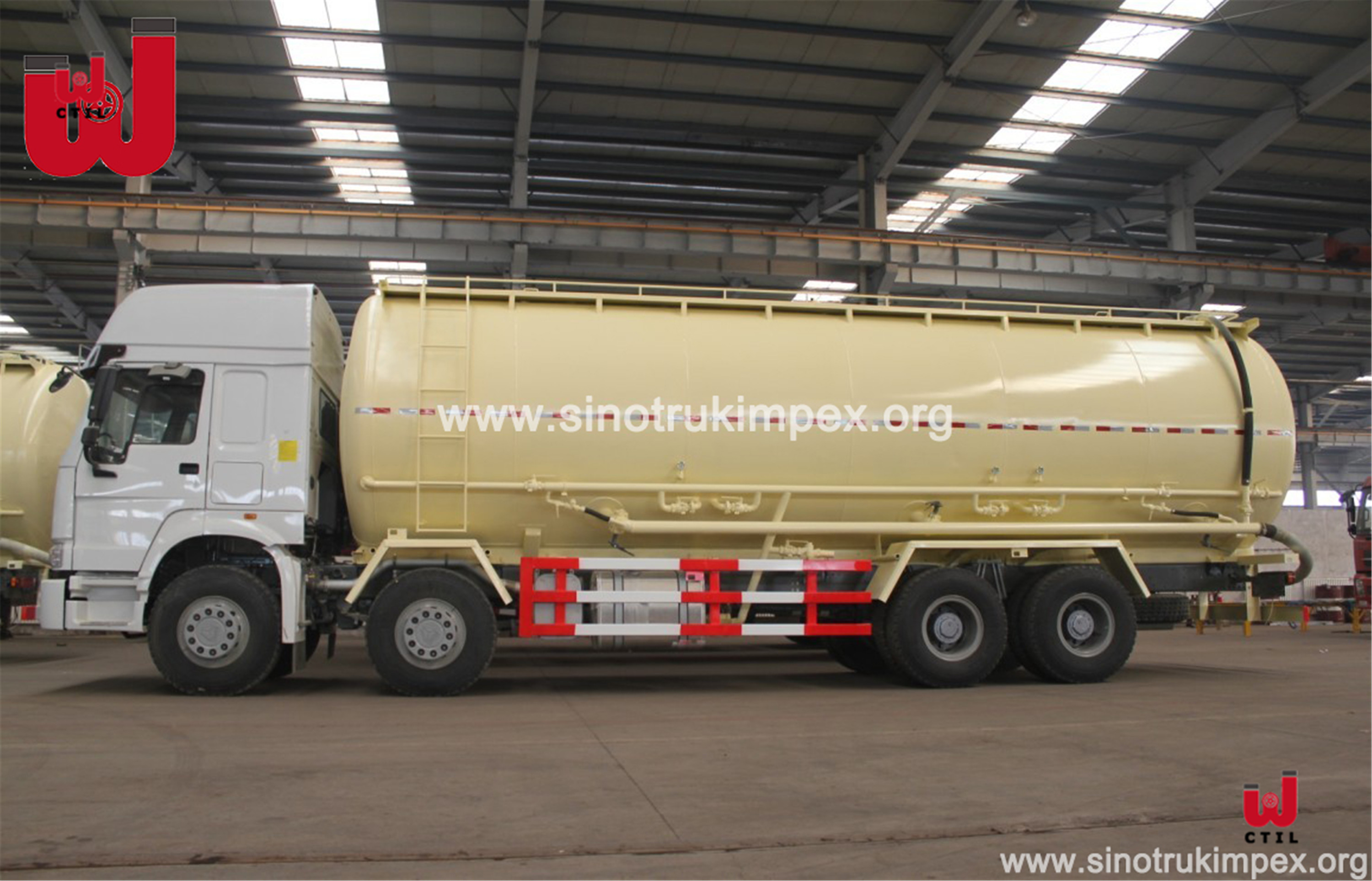 GSG Dry Bulk Transport Carriers WD615.92E Dry Bulk Cement Tanker
